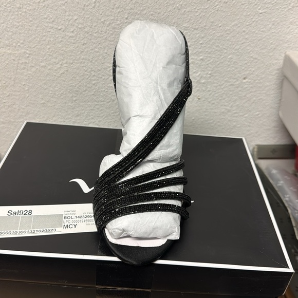 SHAYA2 VINTAGE BLACK-FINE GLITTER WITH CRYSTALS - Picture 6 of 6